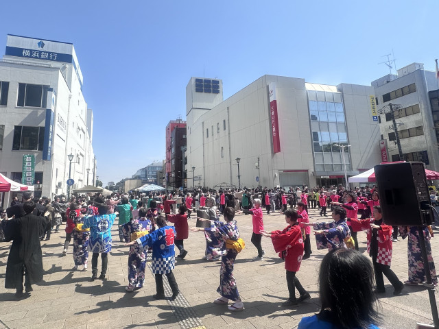 神奈川やまと古民具骨董市 JR DC特別企画「花に纏わる盆踊り」